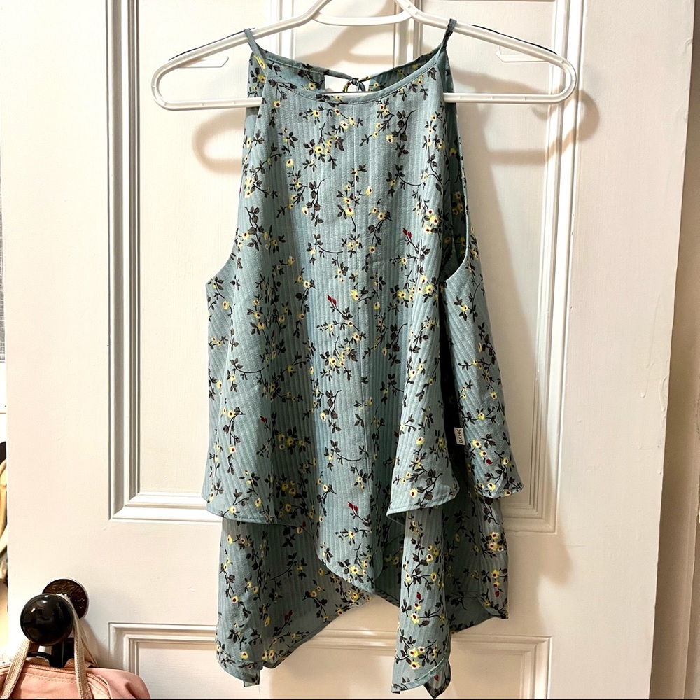 Halter top floral flowy